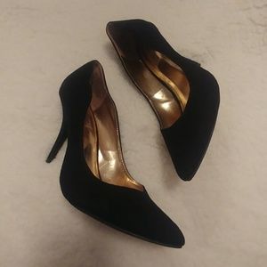 NEW Black Suede Jennifer Lopez Stilettos